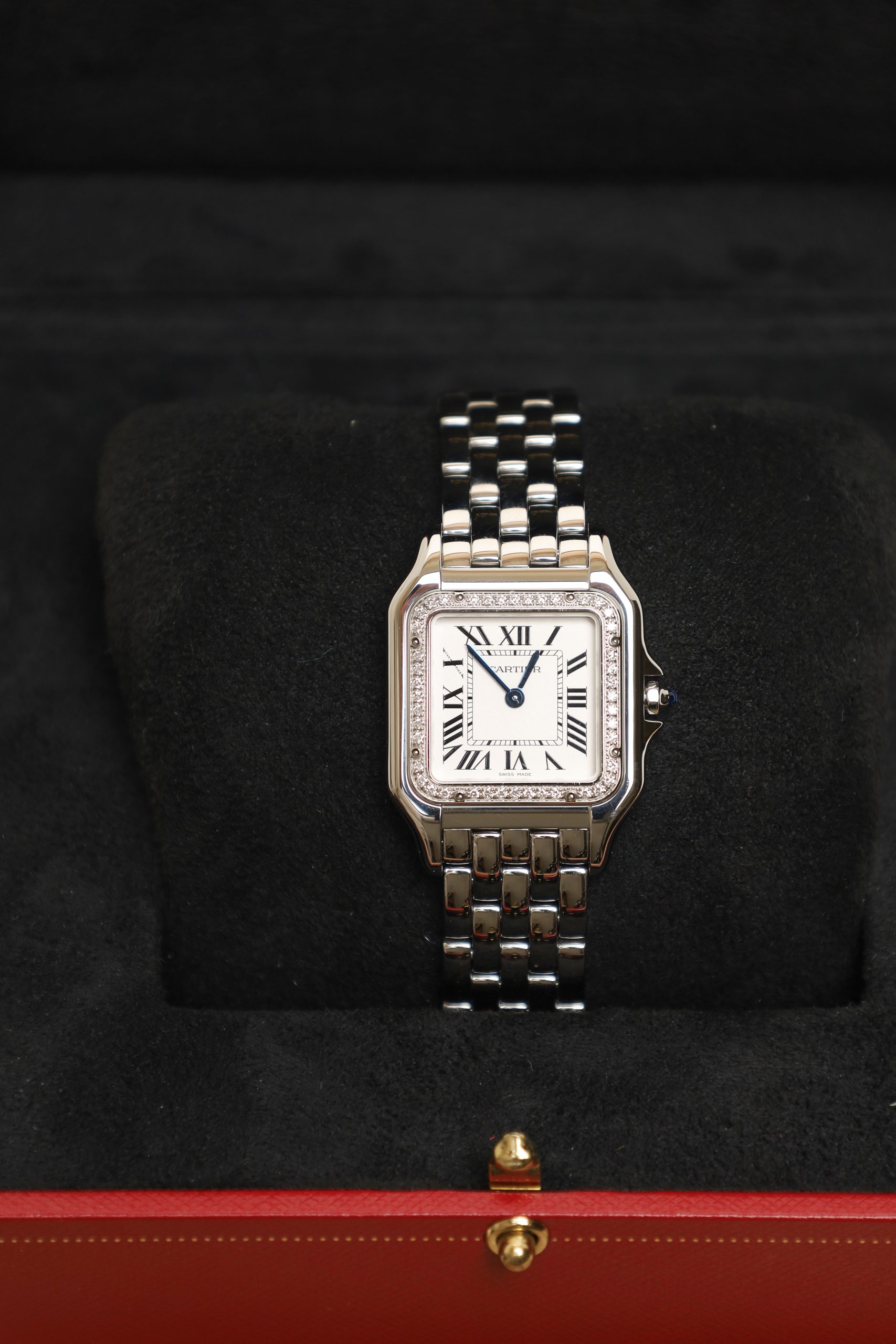 Cartier Panthere Medium Steel Diamond