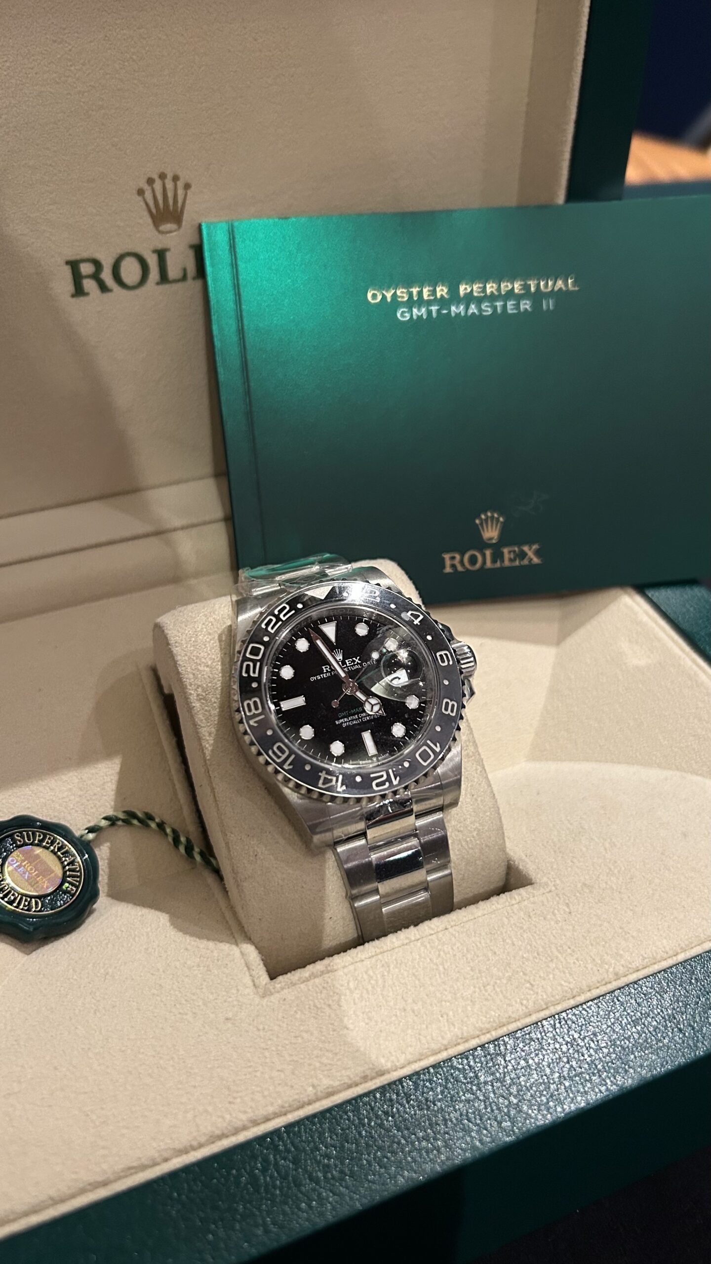 Rolex Gmt-Master II 40 “Bruce Wayne” 2024 Sıfır - $20,500 - Satılık Lüks Saat